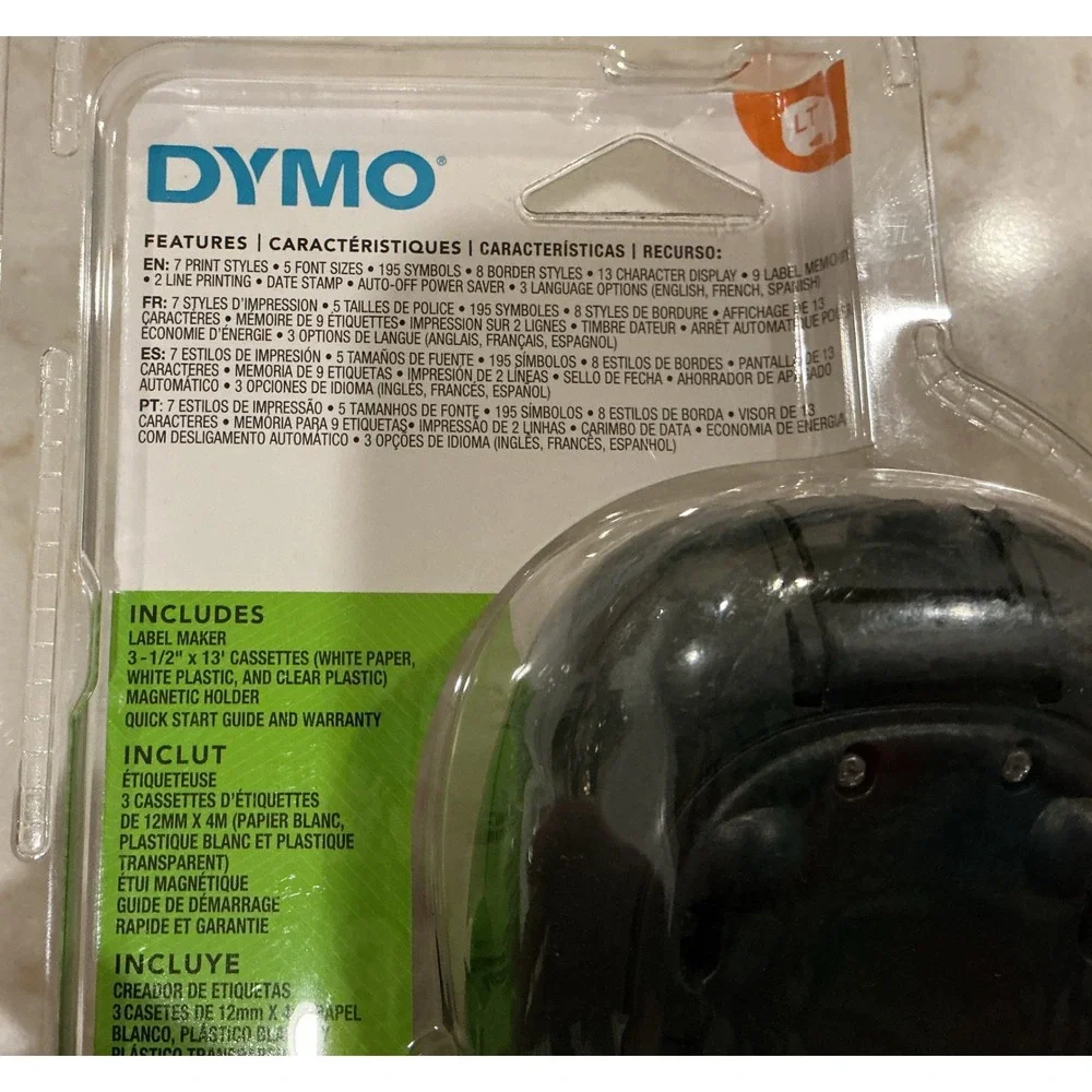 DYMO LetraTag 100H Plus Label Maker‎ Combo Pack with 3 Label Refills New